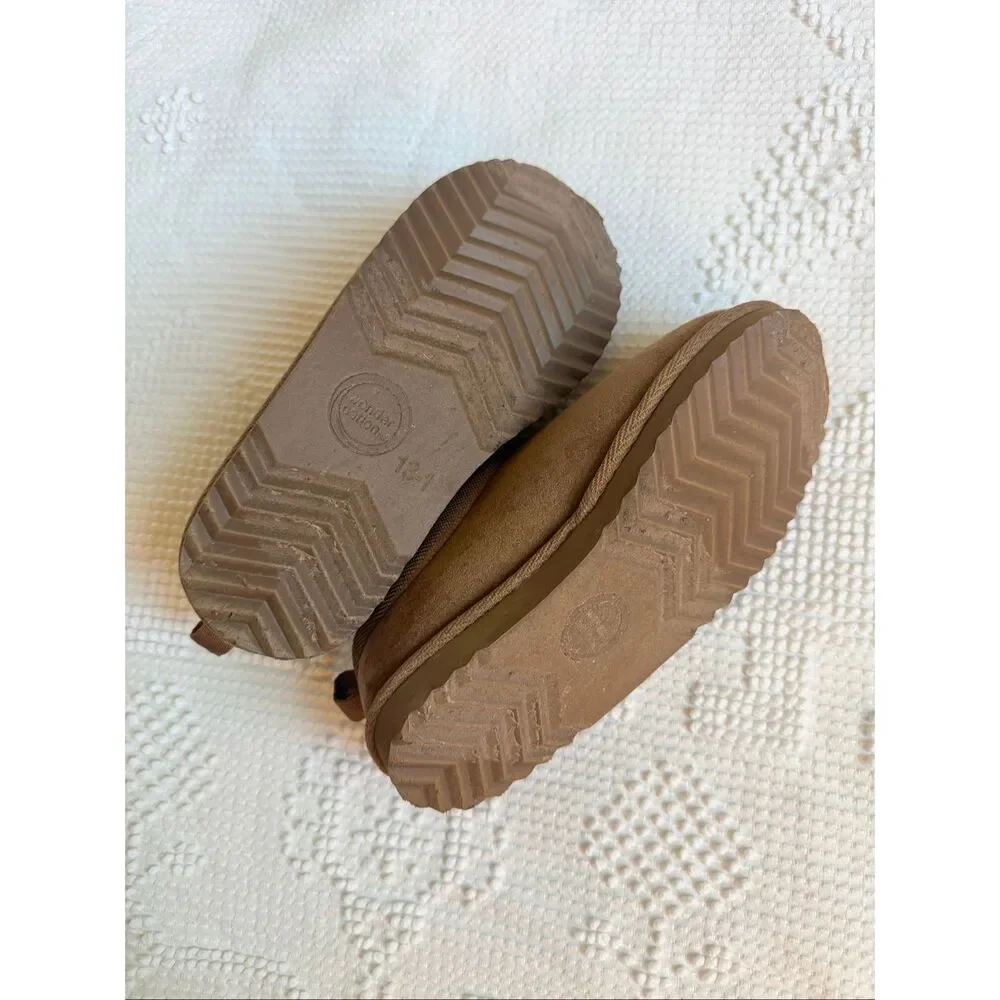 Wonder Nation Kids Sherpa Slipper‎ Clogs Size 13/1